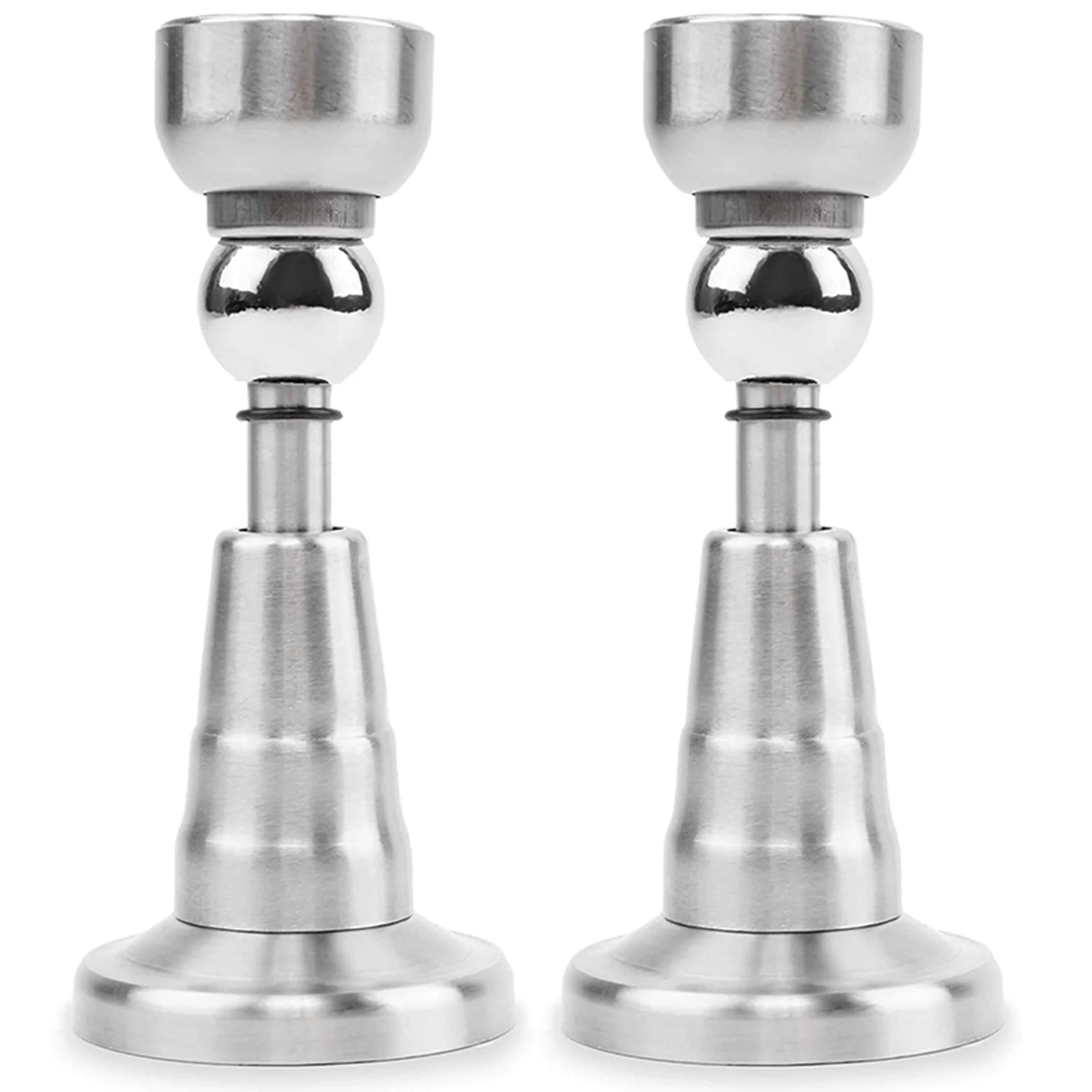 2X Magnetic Door Stop with Soft-Catch-Stainless Steel Brushed Magnetic Stopper, Chrome Heavy Duty Magnet,Hold Door Open
2X Magnetic Door Stop with Soft-Catch-Stainless Steel Brushed Magnetic Stopper, Chrome Heavy Duty Magnet,Hold Door Open