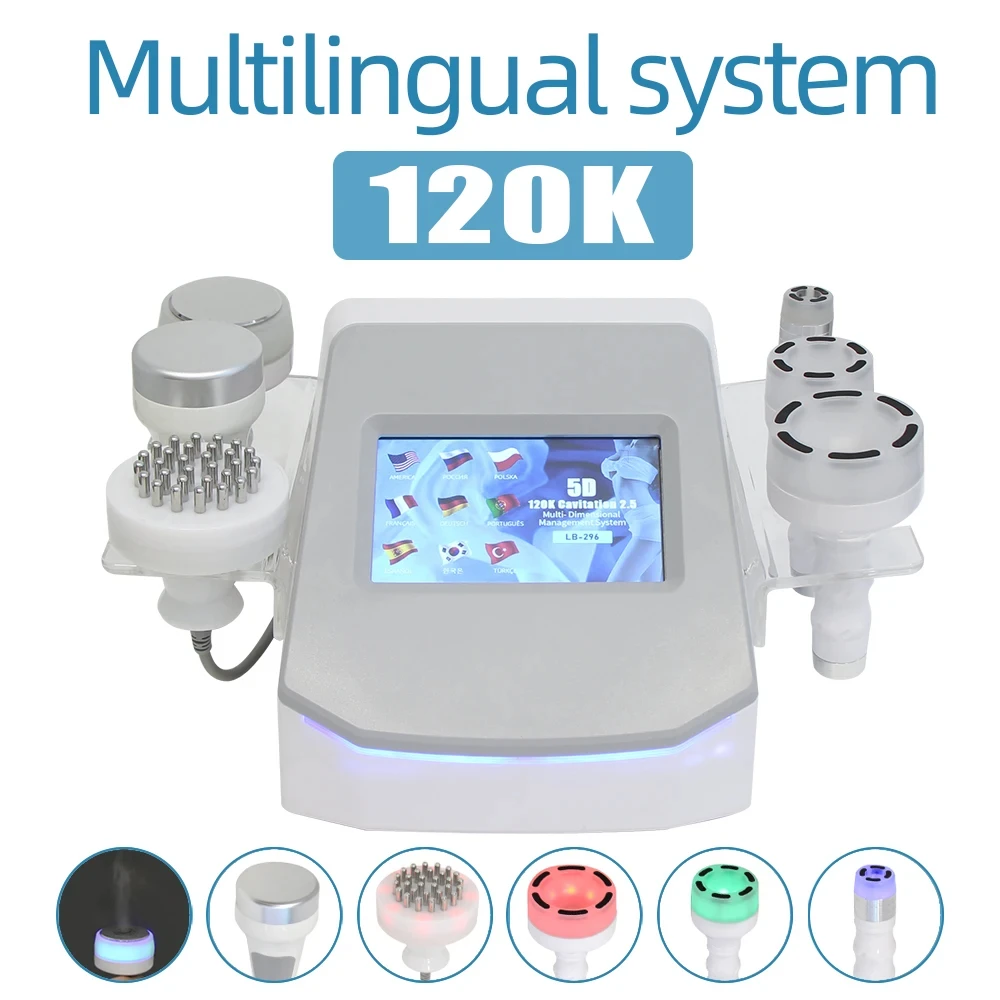 120K Cavitation Vaccum Therapy Machine 5D Ultrasonic Fat Burning Cellulite Removal Body Slimming Shape Firming Lifting Massager
120K Cavitation Vaccum Therapy Machine 5D Ultrasonic Fat Burning Cellulite Removal Body Slimming Shape Firming Lifting Massager
