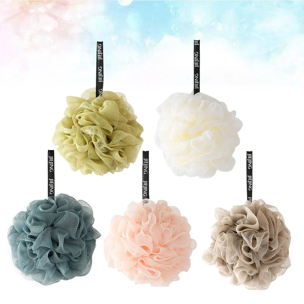 5 Pcs Bathroom Accessories Body Scrubber Mesh Nets Ball Bath Bath Sponges Bath Bath Bath Sponges for Women
5 Pcs Bathroom Accessories Body Scrubber Mesh Nets Ball Bath Bath Sponges Bath Bath Bath Sponges for Women