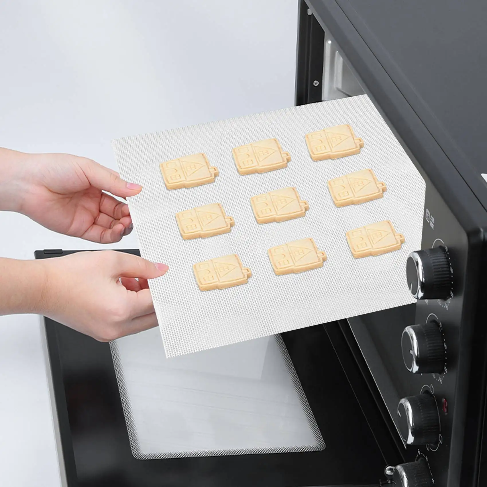 10PCS Non Stick Silicone Dehydrator Sheets, 14 X 14 Inch Bread Silicone Screen Mesh Mat for Fruit Dryer Dumpling
10PCS Non Stick Silicone Dehydrator Sheets, 14 X 14 Inch Bread Silicone Screen Mesh Mat for Fruit Dryer Dumpling