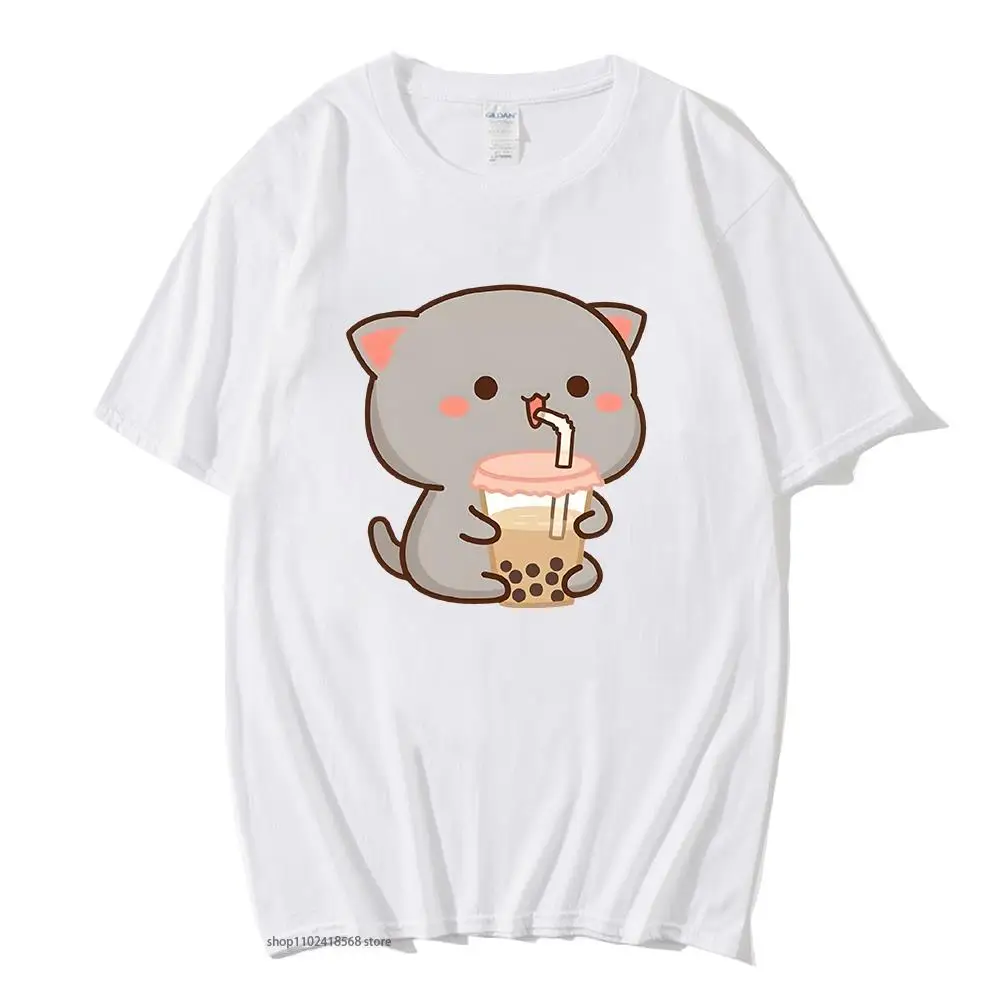Peach Cat Love Boba Print Clothes Bubble Tea Tshirt Girls Kawaii Cartoon T-Shirts Men's Tops Kawaii Summer Soft Shirt Women Top
Peach Cat Love Boba Print Clothes Bubble Tea Tshirt Girls Kawaii Cartoon T-Shirts Men's Tops Kawaii Summer Soft Shirt Women Top