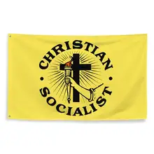 Christian Socialist Flag, 3x5 Foot Religious Leftist, Anti-Capitalist, Socialism Pro-Labor, Pro-Worker
Christian Socialist Flag, 3x5 Foot Religious Leftist, Anti-Capitalist, Socialism Pro-Labor, Pro-Worker