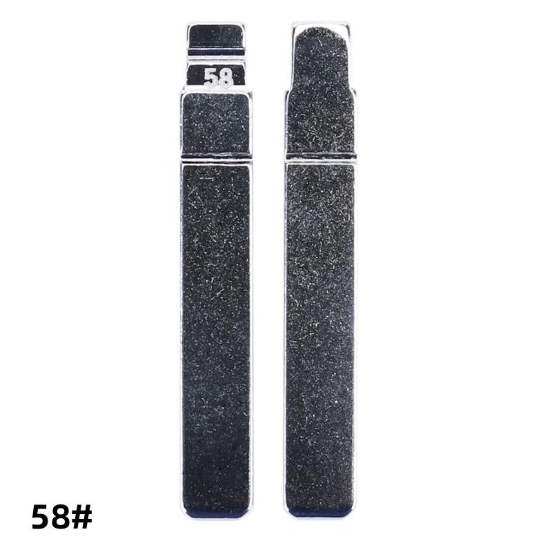 FLYBETTTER OEM 50 шт. 58 # металлический необработанный флип KD полотно дистанционного ключа для Citroen (без пазов) Средний слот
FLYBETTTER OEM 50 шт. 58 # металлический необработанный флип KD полотно дистанционного ключа для Citroen (без пазов) Средний слот