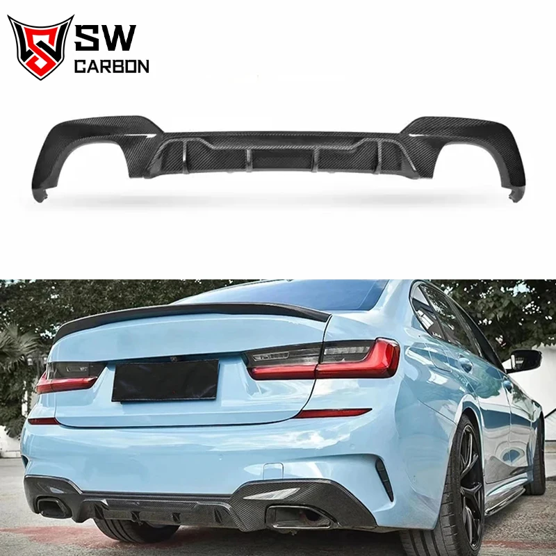 Carbon Fiber Rear MP Style Rear Diffuser Rear Bumper Splitter Lip Under Spoiler for BMW 3 Series G20 320i 325i 330i 2020-2022
Carbon Fiber Rear MP Style Rear Diffuser Rear Bumper Splitter Lip Under Spoiler for BMW 3 Series G20 320i 325i 330i 2020-2022