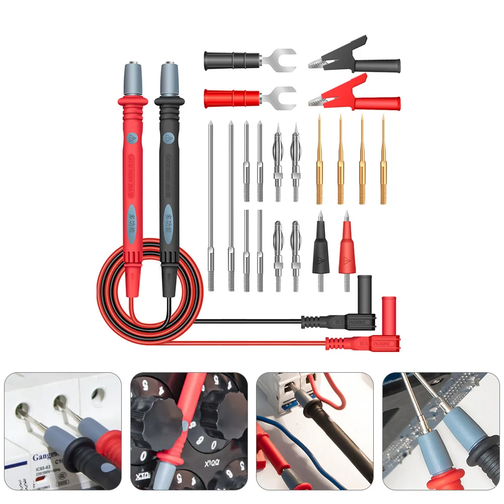 Test Line Set for Digital Digital Digital Digital Multimeter Silicone Leads Testing Needle Probe Digital Electrical Pin
Test Line Set for Digital Digital Digital Digital Multimeter Silicone Leads Testing Needle Probe Digital Electrical Pin