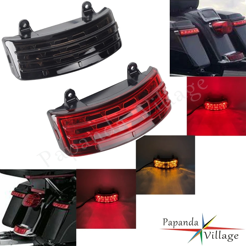 Motorcycle Rear Taillight LED Brake Light Amber Fender Turn Signal Light For Harley Touring FLHX FLTRX Street Glide 1996-2013
Motorcycle Rear Taillight LED Brake Light Amber Fender Turn Signal Light For Harley Touring FLHX FLTRX Street Glide 1996-2013