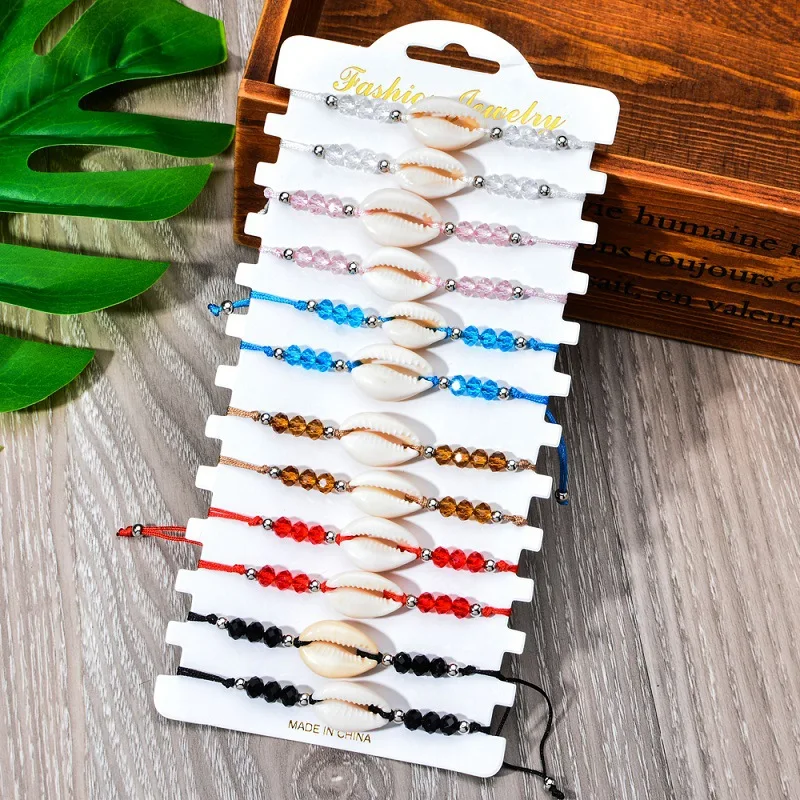 12Pcs/lot Beach Shell Colorful Soft Clay Woven Bracelets Set Women Adjustable Handmade Rope Bracelet Bohemia Jewelry Party Gift
12Pcs/lot Beach Shell Colorful Soft Clay Woven Bracelets Set Women Adjustable Handmade Rope Bracelet Bohemia Jewelry Party Gift