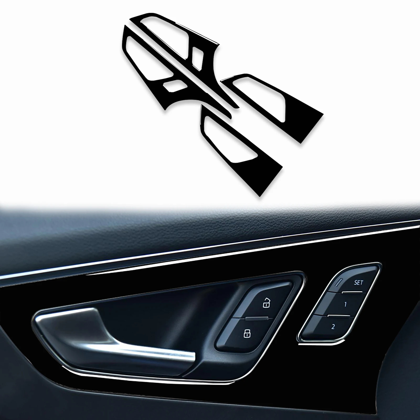 Внутренняя дверная ручка для Audi Q7, SQ7, 4 м, 2016, 2017, 2018, 2019, декоративная крышка, отделка, наклейка, автомобильные аксессуары, черное фортепиано
Внутренняя дверная ручка для Audi Q7, SQ7, 4 м, 2016, 2017, 2018, 2019, декоративная крышка, отделка, наклейка, автомобильные аксессуары, черное фортепиано