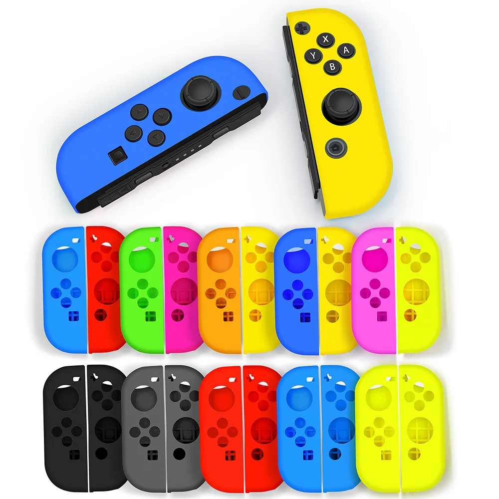1000 Left Right Soft Silicone Rubber Grip Gel Guard L R Controller Gamepad Sleeve Case Cover For N-intendo Switch Joy-Con Joy 
1000 Left Right Soft Silicone Rubber Grip Gel Guard L R Controller Gamepad Sleeve Case Cover For N-intendo Switch Joy-Con Joy