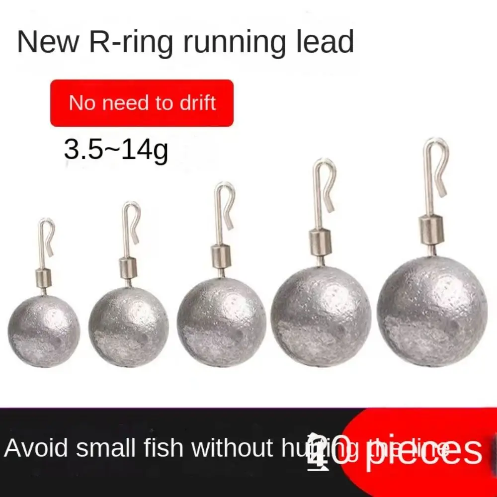 

5/10PCS tapering style Fishing Lead Sinkers concave bottom 3.5g 5g 7g 10g 14g Fishing Weight Sinker Anti hanging bottom Lead