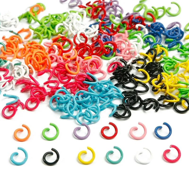 50pcs 8mm open Jump Rings Split Rings Connectors for DIY Jewelry Findings Making bracelet necklace earring Supplies
50pcs 8mm open Jump Rings Split Rings Connectors for DIY Jewelry Findings Making bracelet necklace earring Supplies