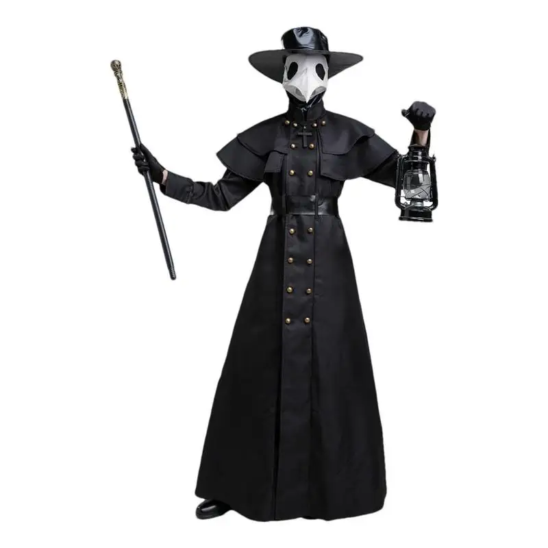 Hooded Cloak Horror Costumes Priest's Black Robe Medieval Halloween Dresses 2023 For Role Play Theme Party Costume
Hooded Cloak Horror Costumes Priest's Black Robe Medieval Halloween Dresses 2023 For Role Play Theme Party Costume