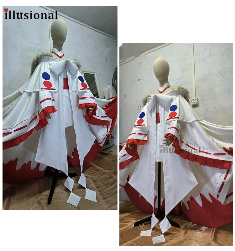 

illusional Custom size Dark Koyanskaya from FGO Fate/Grand Order Dark Koyanskaya Cosplay Costume Kimono Halloween Game Anime dre