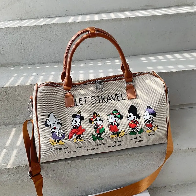 Disney Gift Wrap Storage Travel Bag Women's Short Trip Large Capacity Cartoon Canvas Bag Travel Bag Handbag
Disney Gift Wrap Storage Travel Bag Women's Short Trip Large Capacity Cartoon Canvas Bag Travel Bag Handbag