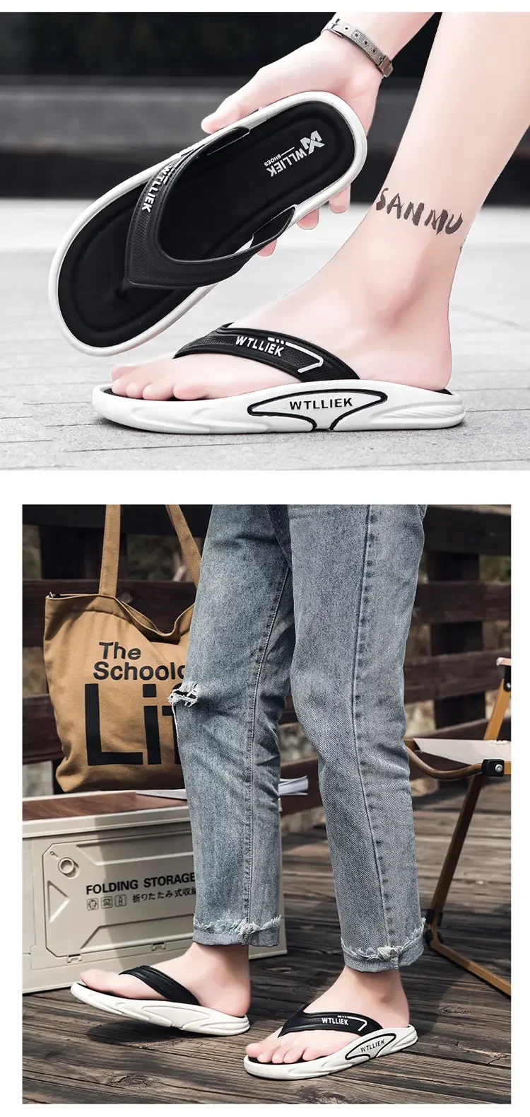 Man EVA Flip Flops Breathable Beach Shoes Bathroom Slippers Sandals Men Luxury Flip Flops House Soft Slippers Home Clogs Slides Man EVA Flip Flops Breathable Beach Shoes Bathroom Slippers Sandals Men Luxury Flip Flops House Soft Slippers Home Clogs Slides