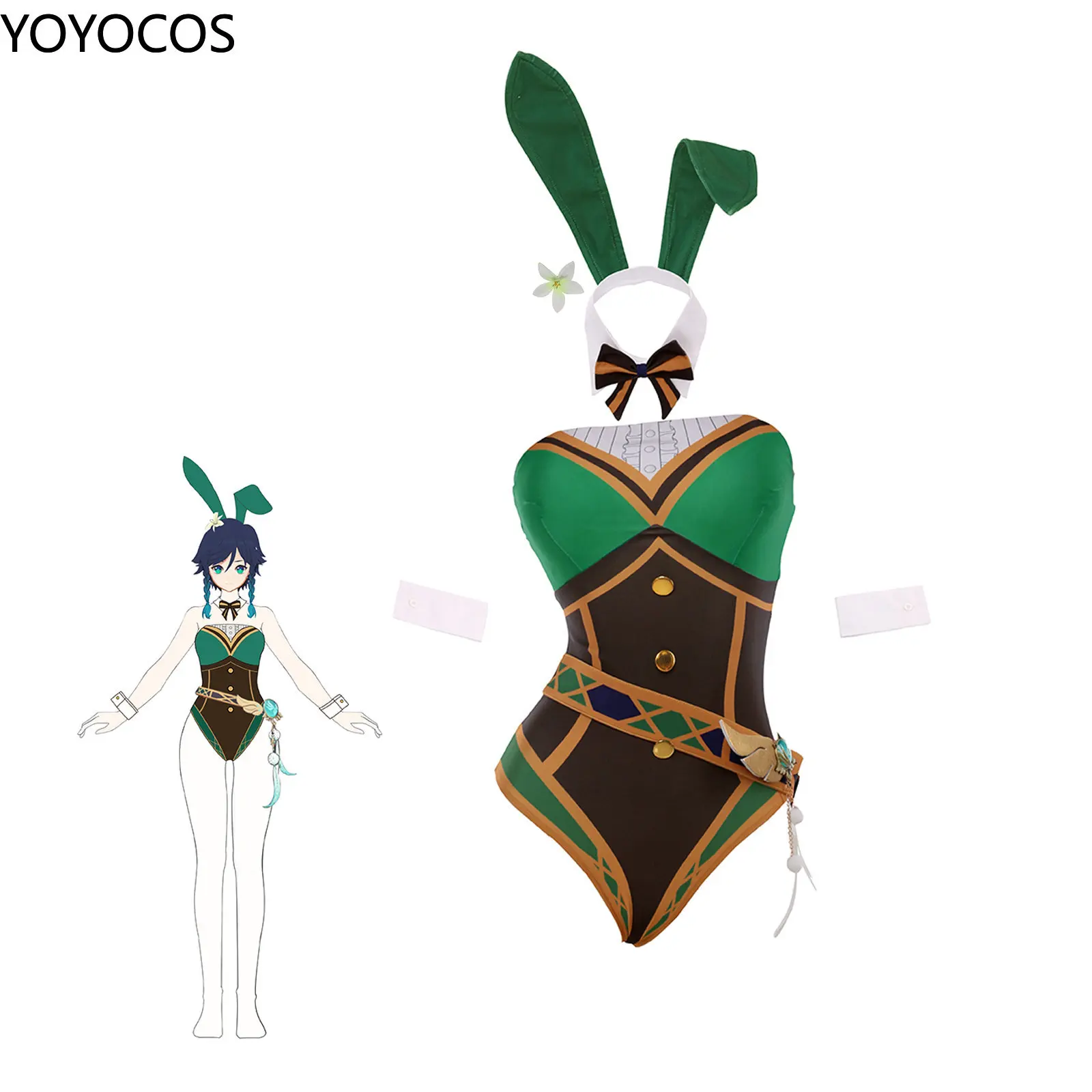 YOYOCOS Venti Cosplay Layla Bunny Cosplay Genshin Impact Sets Girls Gift Halloween Costume
YOYOCOS Venti Cosplay Layla Bunny Cosplay Genshin Impact Sets Girls Gift Halloween Costume
