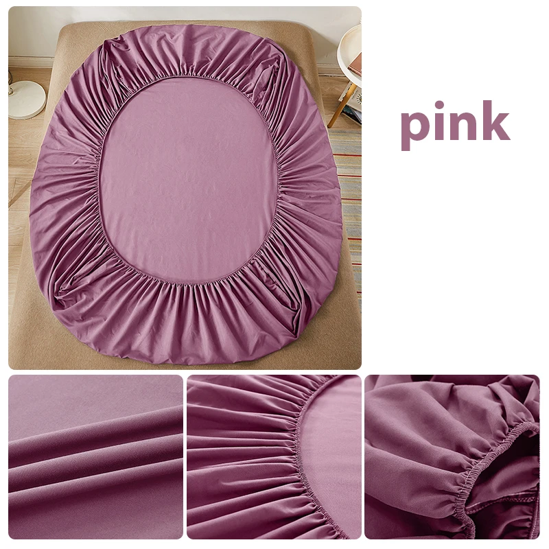 Thicken Velvet Mattress Cover Bed Sheets Pad Protector Solid Color Bed Fitted Cover Latex Mat Cover 140/150/160/180x200cm 25 Mallzona S8d28ad0f5a11463181939feba0a99bc9a Thicken Velvet Mattress Cover Bed Sheets Pad Protector Solid Color Bed Fitted Cover Latex Mat Cover 140/150/160/180x200cm Mallzona