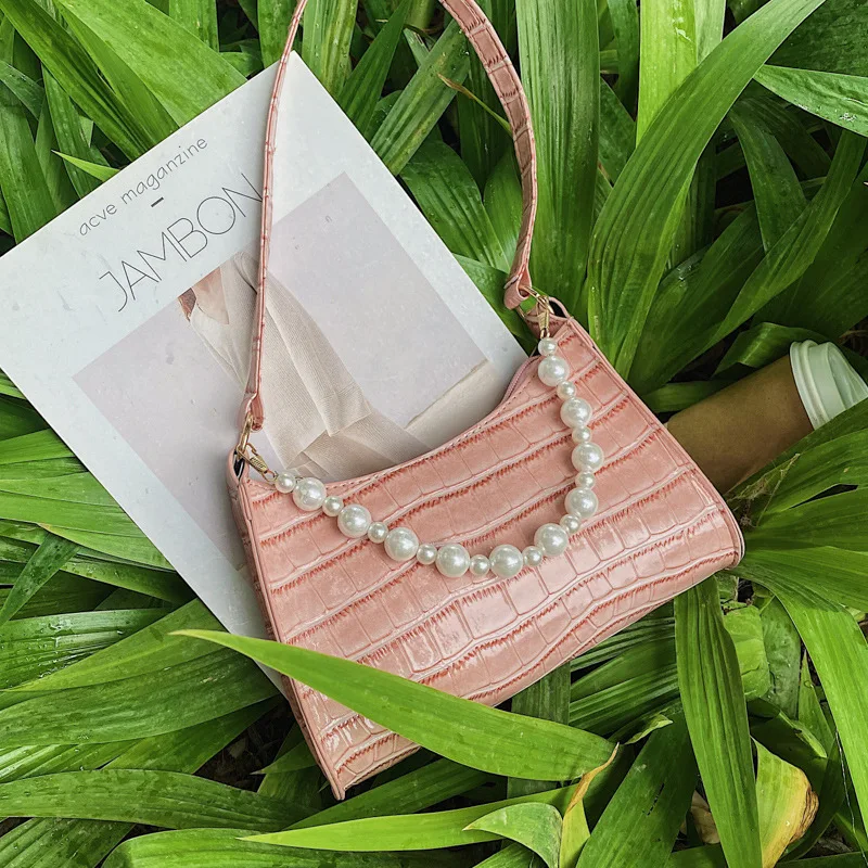 Women's Bags 2023 Fashion PU Leather Pearl Chain Solid Colors Elegant Concise Shoulder Fancy Bags Casual Handbags For Ladies
Women's Bags 2023 Fashion PU Leather Pearl Chain Solid Colors Elegant Concise Shoulder Fancy Bags Casual Handbags For Ladies