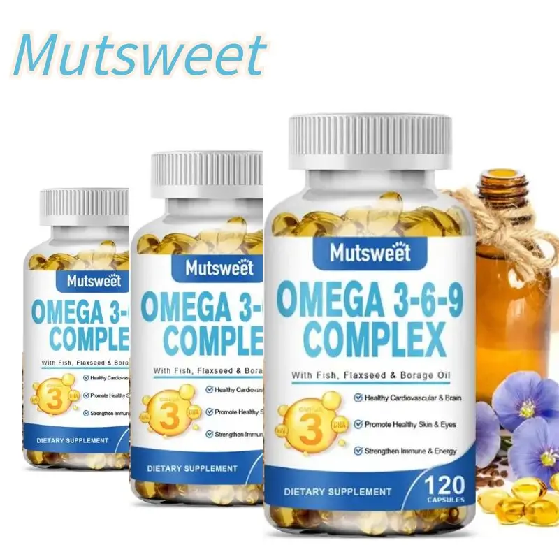 

Mutsweet Fish Oil Omega 3 Capsules Skin Beauty Eyes Brain Immune Health Hormone Balance Fishing Nutrition Dietary Supplement