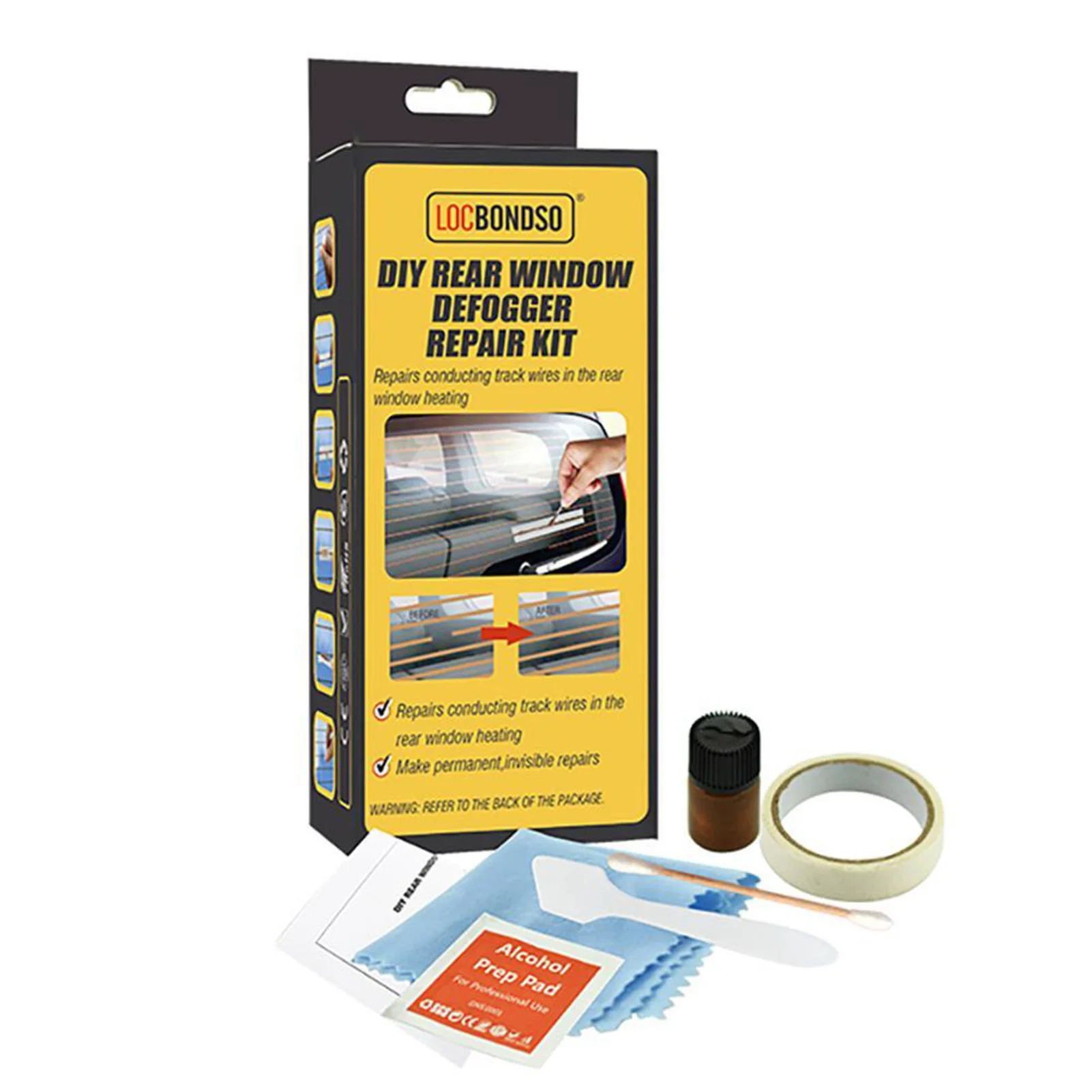 New Rear Window Defogger Repair Kit DIY Car Care Quick Repair Scratched Broken Defroster Heater Grid Lines Window Glass Fix Tool
New Rear Window Defogger Repair Kit DIY Car Care Quick Repair Scratched Broken Defroster Heater Grid Lines Window Glass Fix Tool