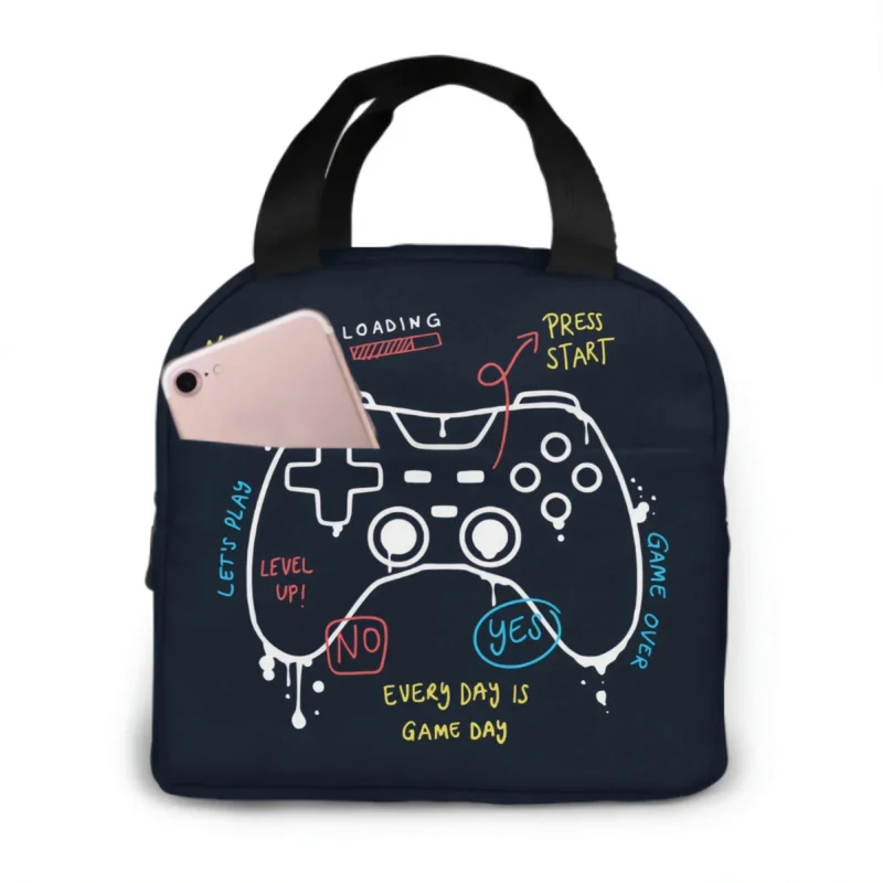 Gamer Room Decor Insulated Lunch Bag lunch box containers for Women Men Shopping Office School Picnic
Gamer Room Decor Insulated Lunch Bag lunch box containers for Women Men Shopping Office School Picnic