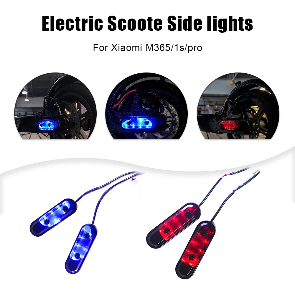 

New 1 Pair Electric Scooter Taillight Rear Safety Warning Light For Xiaomi Mijia M365/PRO/1S Scooters Parts Rear Tail Lamp