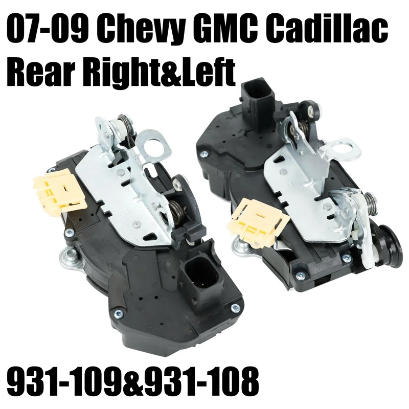 

Rear Left+Rear Door Lock Actuators Door Latch For Cadillac Escalade/Avalanche/Silverado/Suburban 2007-09 931-108 931-109