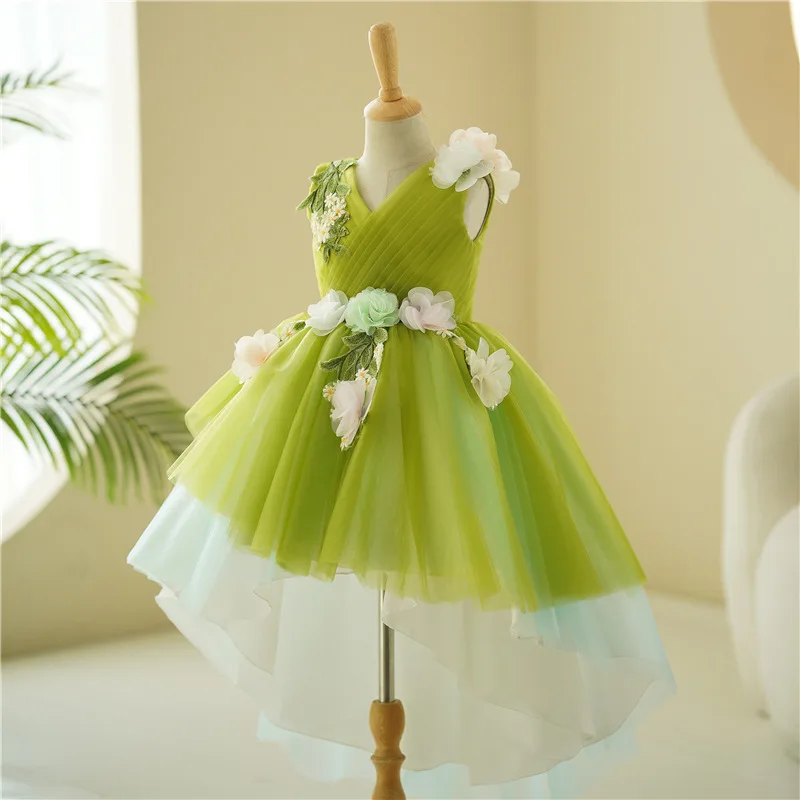 2023 Green Girl Tutu Dress Children Kids Wedding Birthday Party Dresses For Girls Ball Gown Tulle Flower Fairy Princess Costume
2023 Green Girl Tutu Dress Children Kids Wedding Birthday Party Dresses For Girls Ball Gown Tulle Flower Fairy Princess Costume