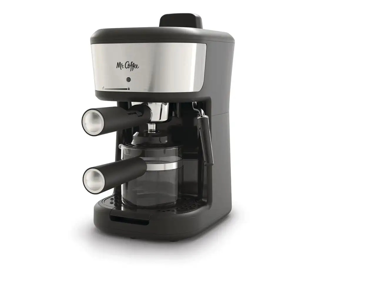 

Mr. Coffee® 4-Shot Steam Espresso, Cappuccino, and Latte Maker in Black Drip Coffee Makers
