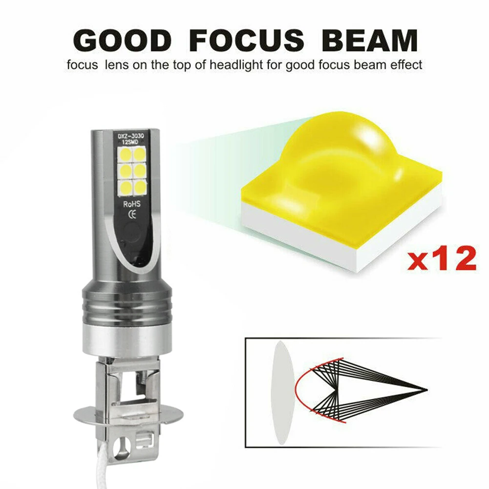 Lamp FOG Light Replacement Super Bright White LED 2pcs 360°Beam Angle 4014 Chip 6000K Car Driving DRL Universal
Lamp FOG Light Replacement Super Bright White LED 2pcs 360°Beam Angle 4014 Chip 6000K Car Driving DRL Universal