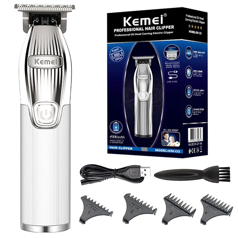 

Kemei KM-i32 Professional Hair Clipper Cordless Electric Hairdressing Hair Cutting Machine Rechargeable Men's beard trimmer