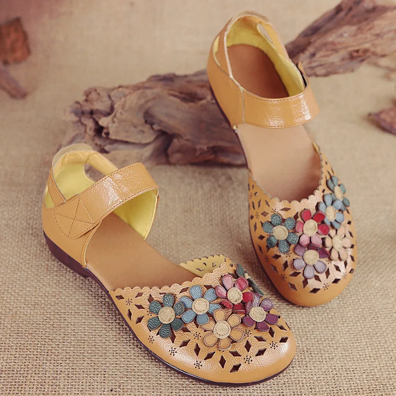 2023 Summer Women's Mary Jane Sandals Retro Floral Flats Luxury Sandals Fashion Leather Outdoor Flat Sandals Ladies Shoes
2023 Summer Women's Mary Jane Sandals Retro Floral Flats Luxury Sandals Fashion Leather Outdoor Flat Sandals Ladies Shoes