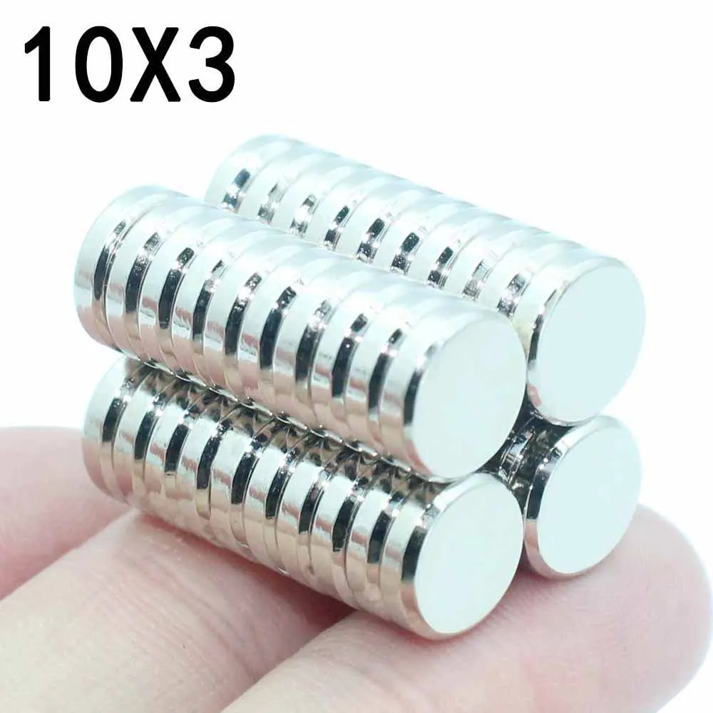 

5/10/15/20/25 Pcs 10x3 Neodymium Magnet 10mm x 3mm N35 NdFeB Round Super Powerful Strong Permanent Magnetic imanes Disc 10*3