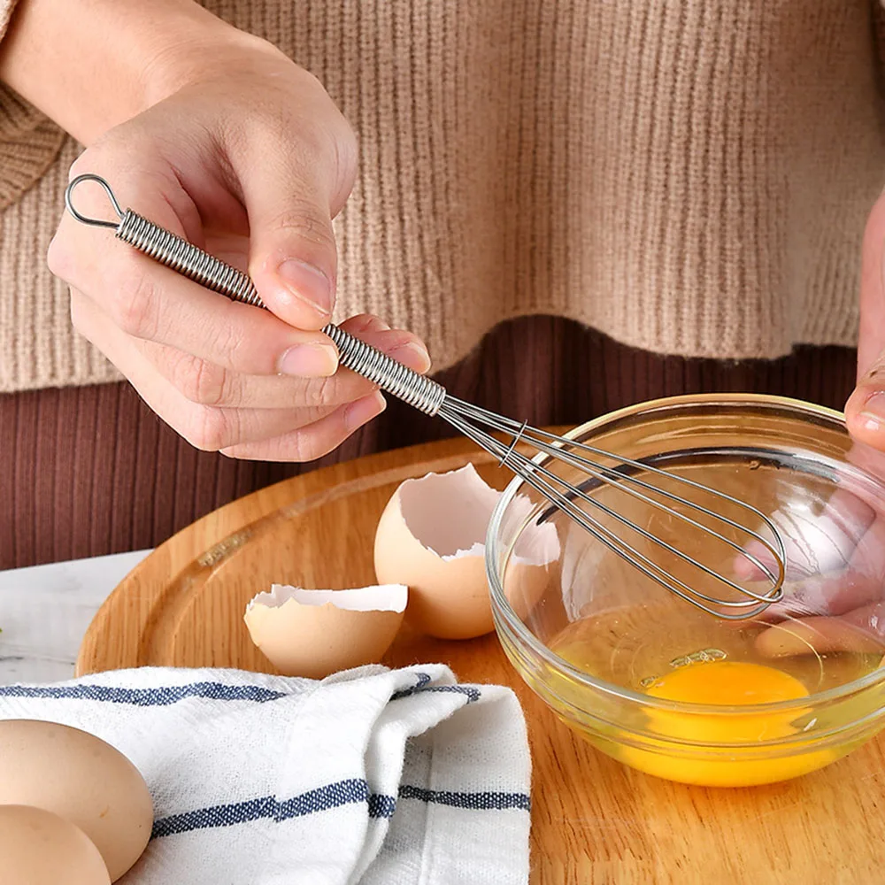 2pcs Whisk Mini Small Stainless Steel Balloon Wire Whisk Set Whip Mix Stir Beat Egg Mixing Rod Cooking Tool Stainless Steel
2pcs Whisk Mini Small Stainless Steel Balloon Wire Whisk Set Whip Mix Stir Beat Egg Mixing Rod Cooking Tool Stainless Steel