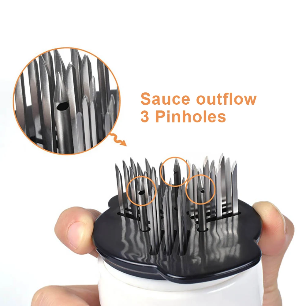 Многофункциональный шприц для мяса, кухонный инжектор для мяса в виде стейка, шприц для вкуса маринада, гаджеты, инструменты для мяса
Многофункциональный шприц для мяса, кухонный инжектор для мяса в виде стейка, шприц для вкуса маринада, гаджеты, инструменты для мяса