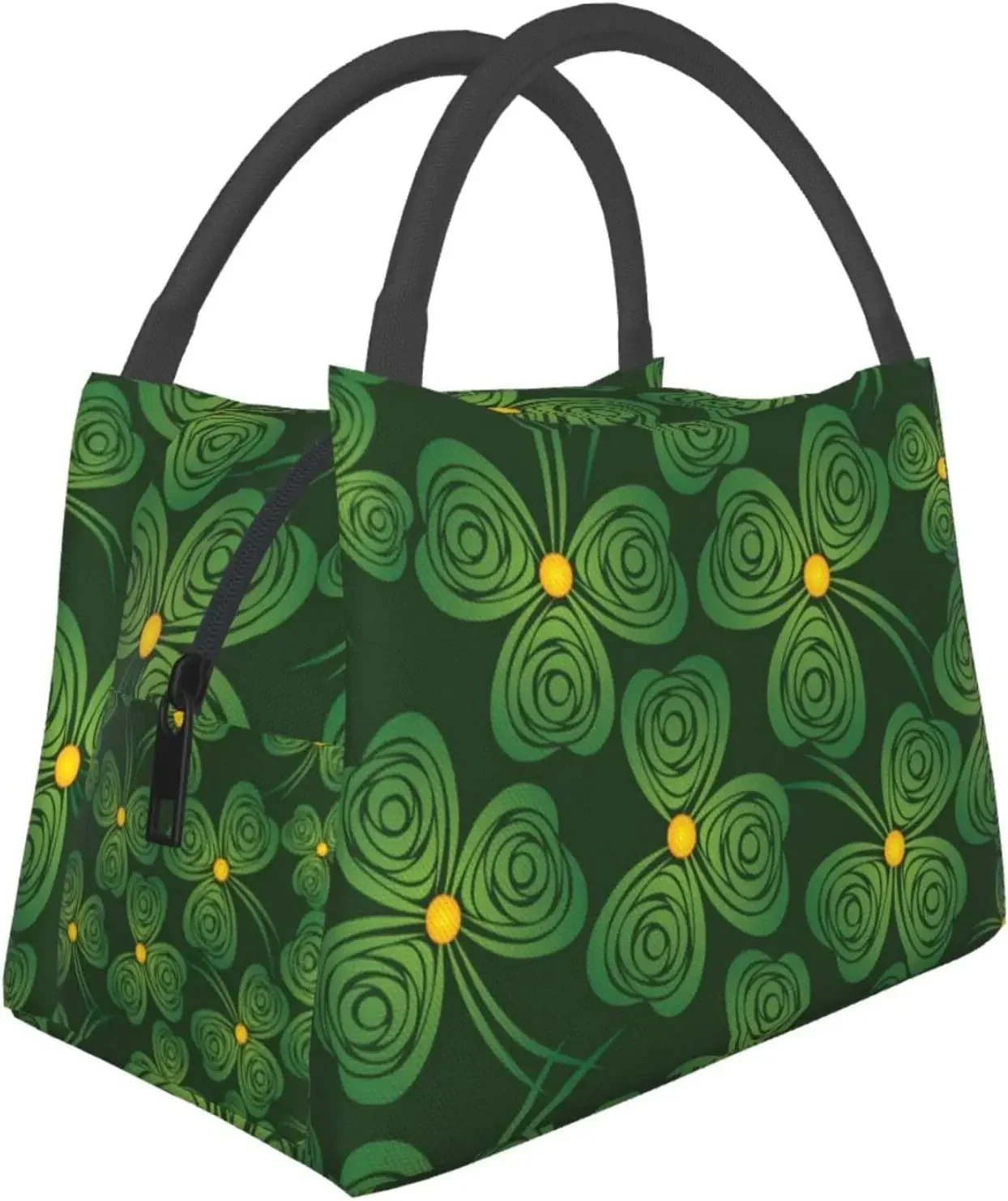 St. Patricks Green Shamrocks Print Thermal Lunch Bag Beach Bag Women Portable Insulated Lunch Box for Picnic Fishing Work Travel
St. Patricks Green Shamrocks Print Thermal Lunch Bag Beach Bag Women Portable Insulated Lunch Box for Picnic Fishing Work Travel