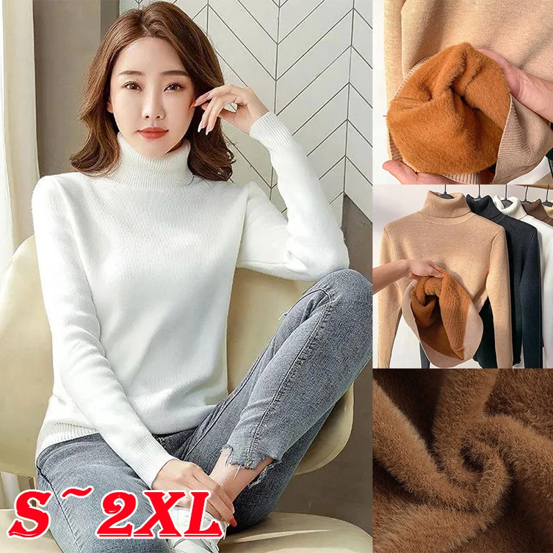 2023 Autumn/Winter Women's Knitted High Neck Sweater Casual Plush High Neck Fashion Slim Fit Women's Elastic Pullover
2023 Autumn/Winter Women's Knitted High Neck Sweater Casual Plush High Neck Fashion Slim Fit Women's Elastic Pullover