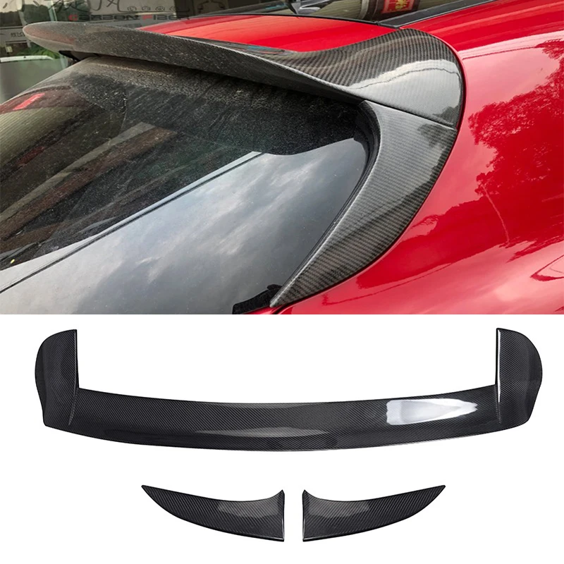 Suitable for Alfa Romeo Stelvio carbon fiber rear spoiler wings, car luggage accessories 2017-2020
Suitable for Alfa Romeo Stelvio carbon fiber rear spoiler wings, car luggage accessories 2017-2020