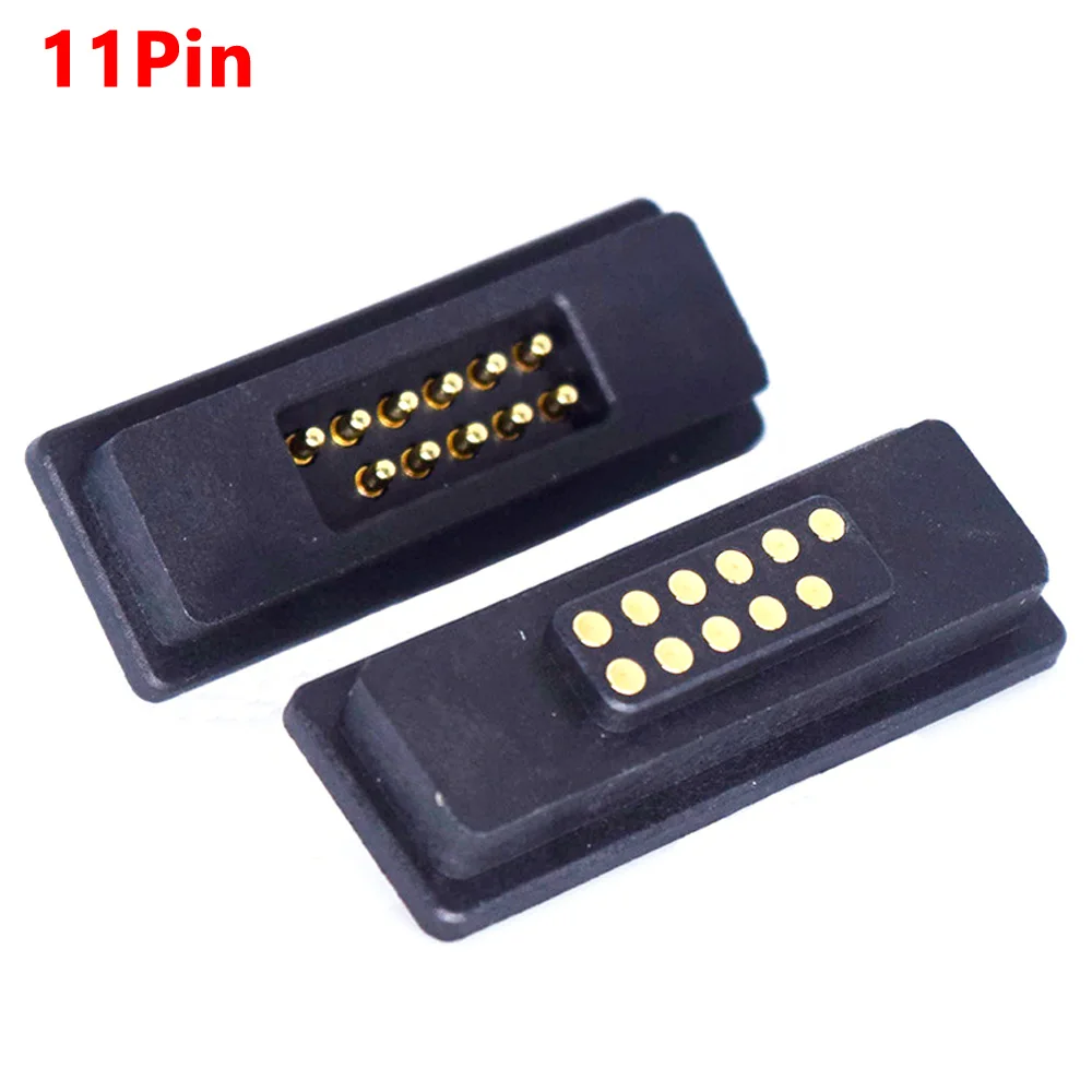 11Pin waterproof high current magnet suction spring pogopin connector male and female probe DC power charging magnetic connector
11Pin waterproof high current magnet suction spring pogopin connector male and female probe DC power charging magnetic connector