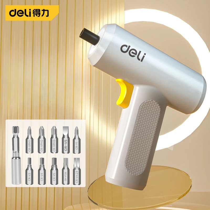 Deli 3.6V Brushless Mini Electric Screwdriver Intelligent Cordless Hand Electric Drill Rechargeable Lithium Battery Power Tool
Deli 3.6V Brushless Mini Electric Screwdriver Intelligent Cordless Hand Electric Drill Rechargeable Lithium Battery Power Tool