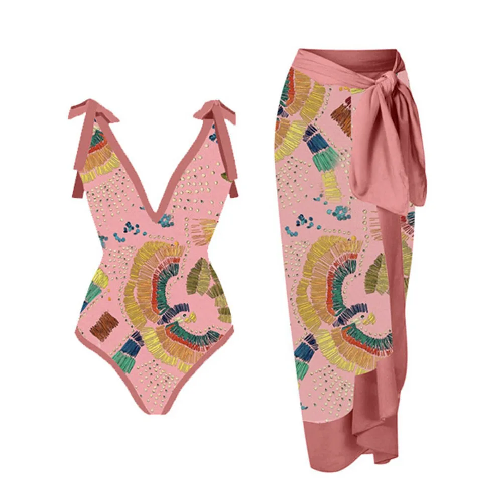 Deep V Print One Piece Swimsuit Feminino Beach Wear Sexy Erotic Suit Women's Fitness Set Elegance Luxury Slim Fit Minimalism
Deep V Print One Piece Swimsuit Feminino Beach Wear Sexy Erotic Suit Women's Fitness Set Elegance Luxury Slim Fit Minimalism