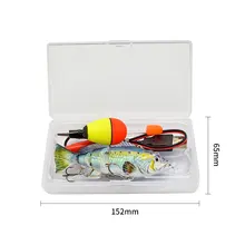 small 10cm Robotic Swimming Lures Fishing Auto Electric Lure Bait Wobblers For Swimbait USB Rechargeable Flashing LED light