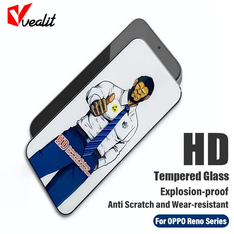 

2Piece HD Tempered Glass For Oppo A97 6.6" Full Cover Screen Protectors For Oppo A96 6.59" 9H Explosion-proof Protective Film