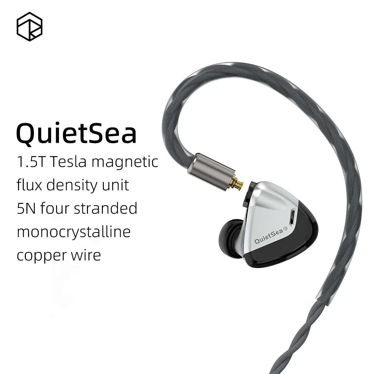 

Rose Technics QuietSea Wired Dynamic Haedphones In-ear HIFI Sound Quality Earphones