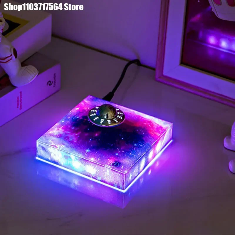 Patented new maglev UFO starry sky light high-tech home creative children's gift decoration luminous starry sky base
Patented new maglev UFO starry sky light high-tech home creative children's gift decoration luminous starry sky base