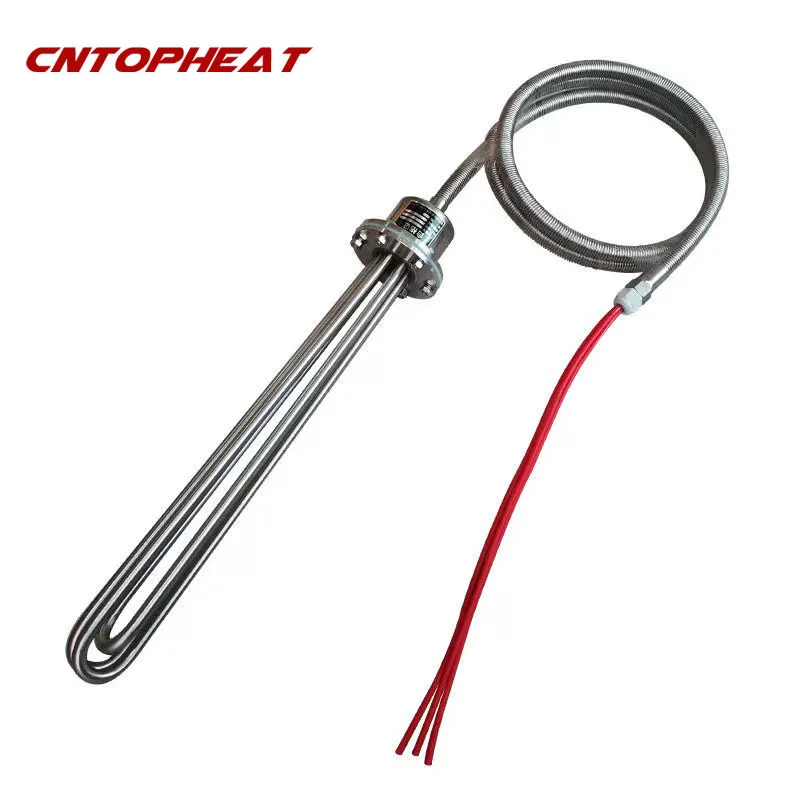 SUS304 Explosion-proof Water Heating Element 220V Tubular Water Boiler Heater With 3M Wire for Industrial Water Tank 3KW/6KW/9KW
SUS304 Explosion-proof Water Heating Element 220V Tubular Water Boiler Heater With 3M Wire for Industrial Water Tank 3KW/6KW/9KW
