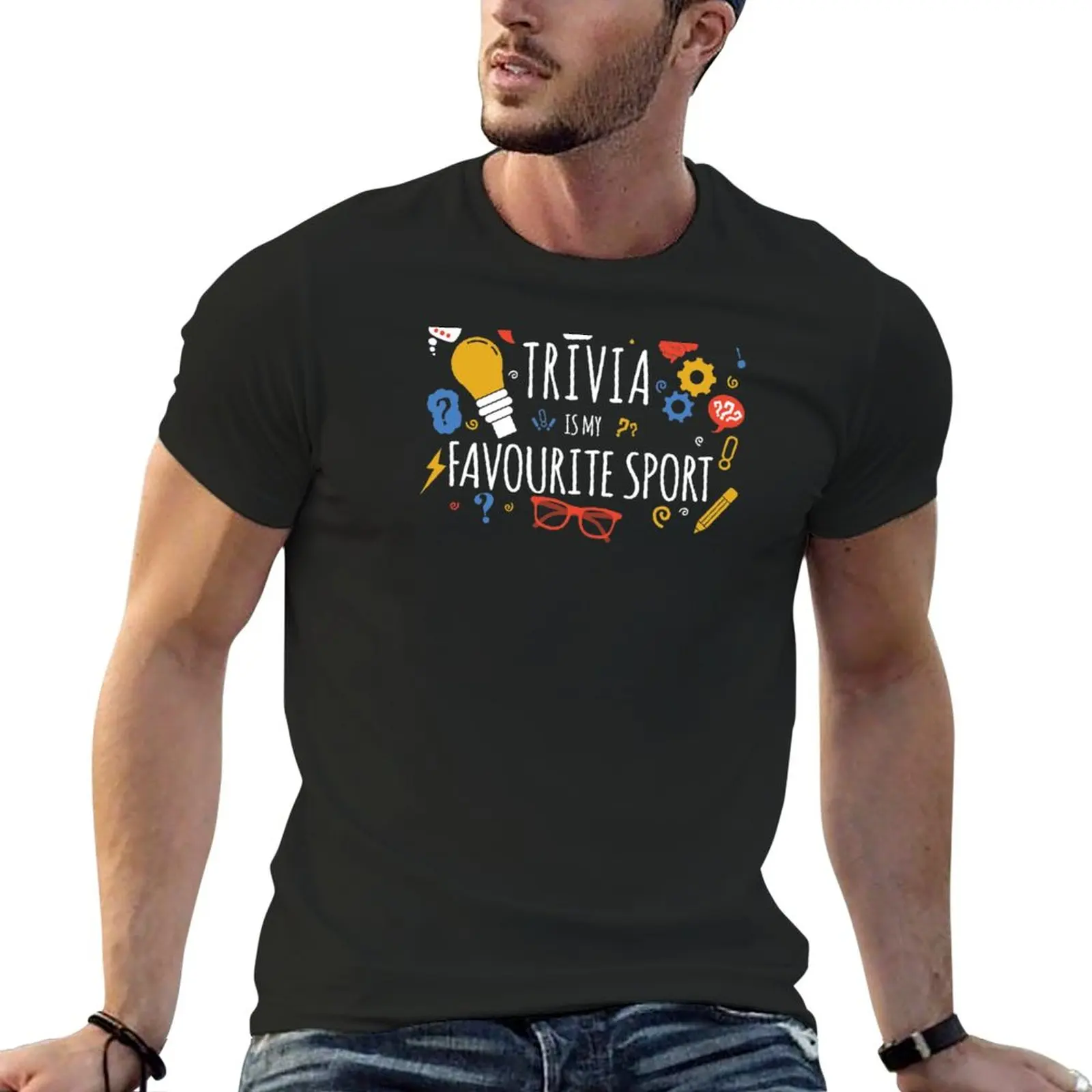 Новинка, Trivia-мой любимый спортивный Забавный продукт Trivia, футболка, милые топы, черная футболка, Мужская футболка
Новинка, Trivia-мой любимый спортивный Забавный продукт Trivia, футболка, милые топы, черная футболка, Мужская футболка