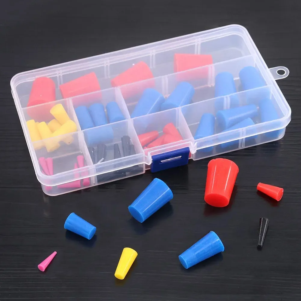 100pcs High Temp Masking Plugs Powder Coating Silicone Cone Plugs Assortment Kit For Painting Auto Car Accessories
100pcs High Temp Masking Plugs Powder Coating Silicone Cone Plugs Assortment Kit For Painting Auto Car Accessories