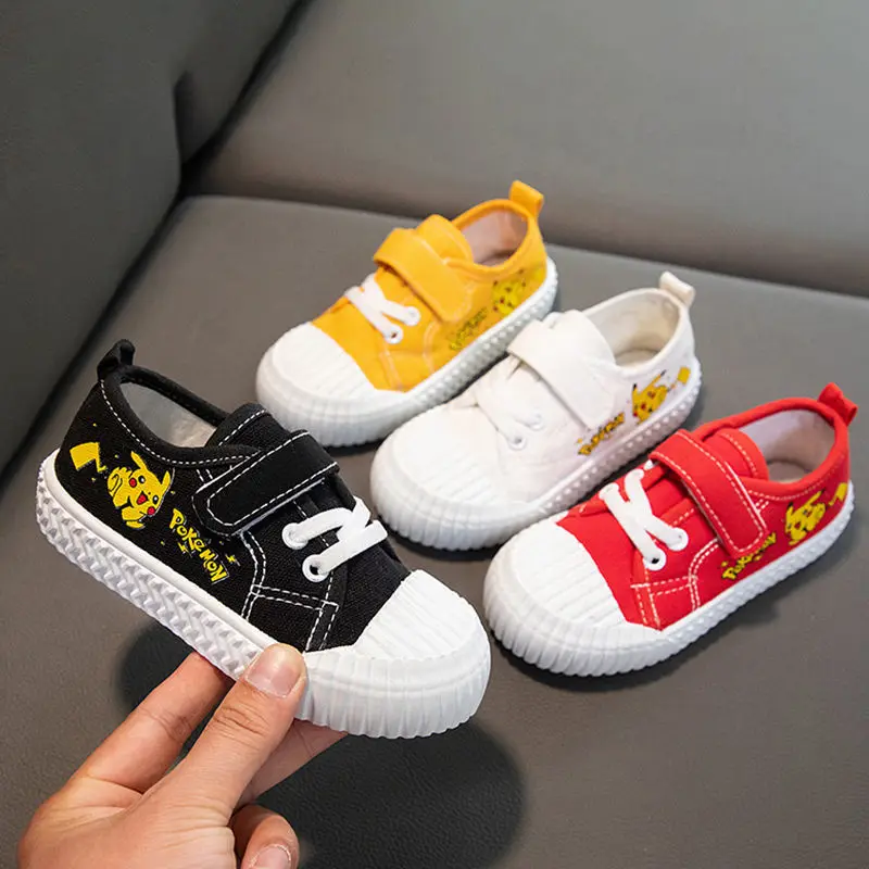 Pokemon children's canvas shoes boys and girls cartoon shoes Pikachu baby sports shoes non-slip soft bottom shell shoes
Pokemon children's canvas shoes boys and girls cartoon shoes Pikachu baby sports shoes non-slip soft bottom shell shoes
