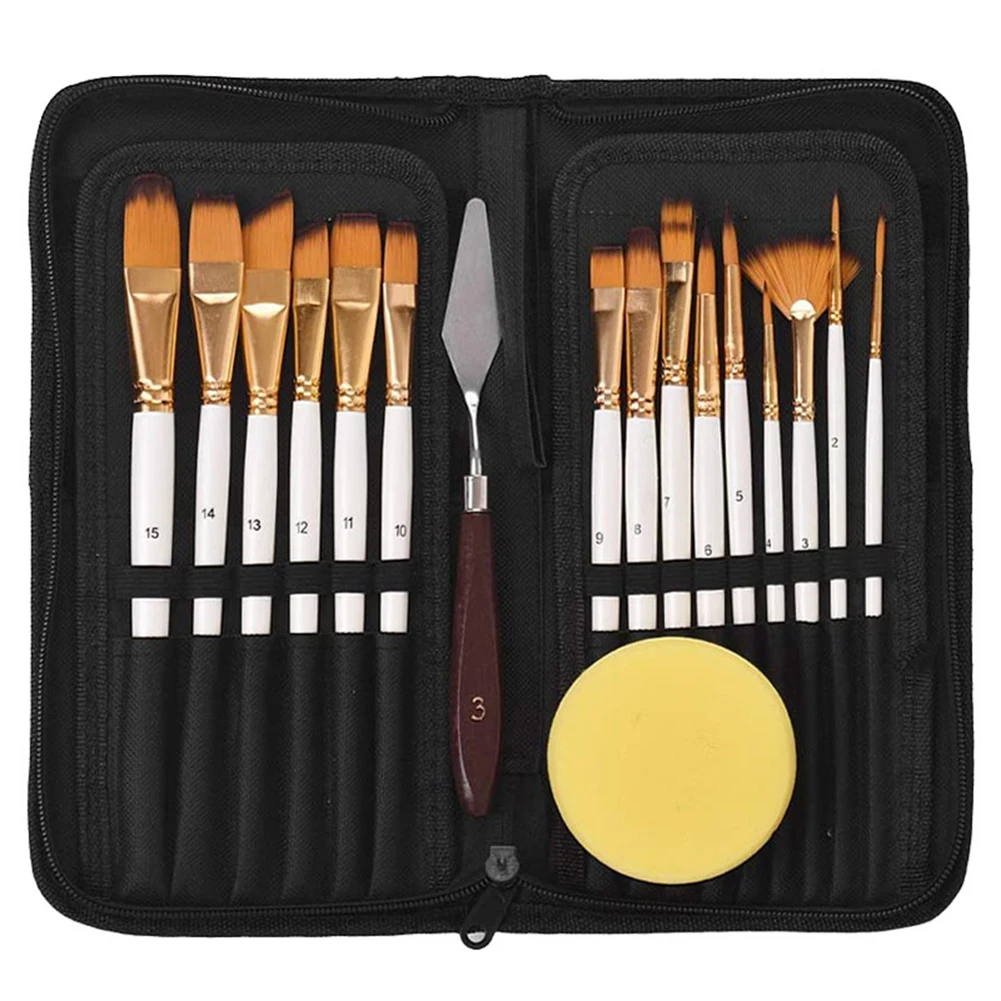 Bview 15 Pieces Different Shape Size Art Brush Set For Acrylic Watercolors Oil Painting School Supplies Artist Stationery
Bview 15 Pieces Different Shape Size Art Brush Set For Acrylic Watercolors Oil Painting School Supplies Artist Stationery